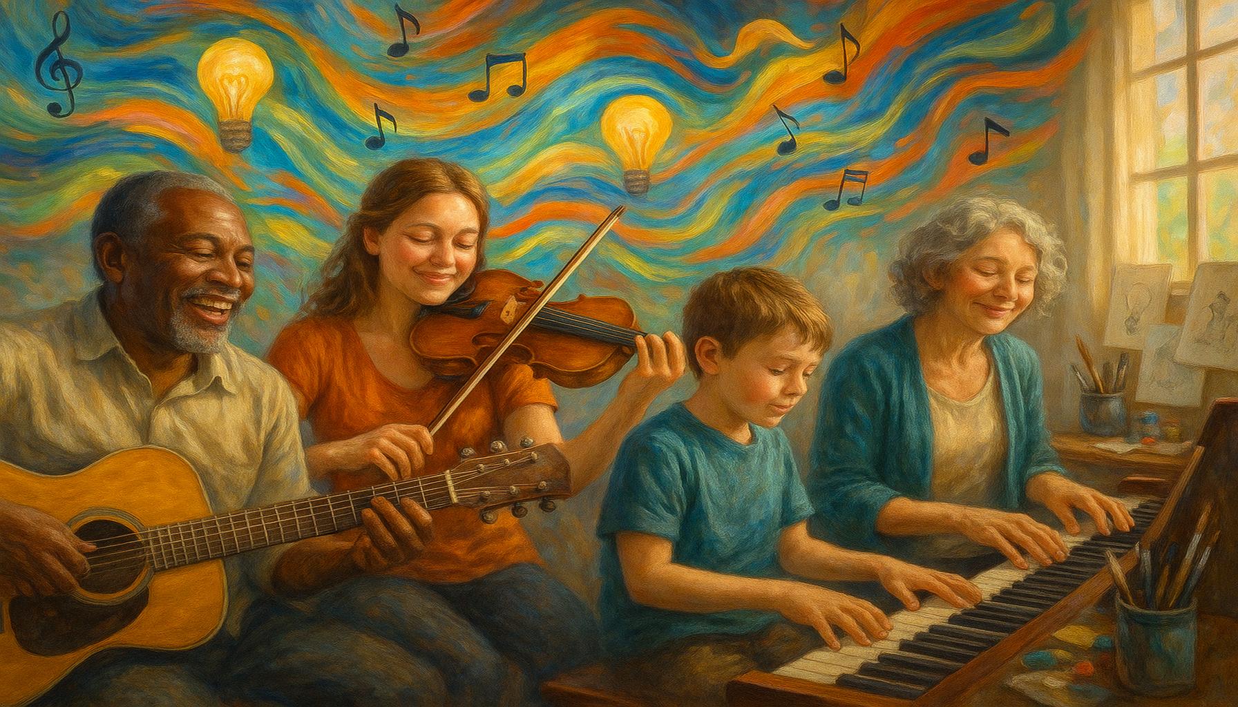 The Influence of Music on Creativity: How Learning an Instrument Can Stimulate Personal Innovation