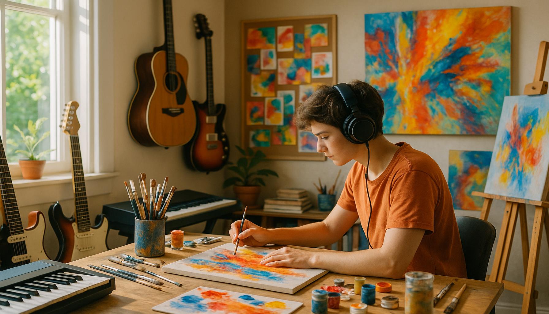 The Influence of Music on Personal Branding for Creative Hobbyists
