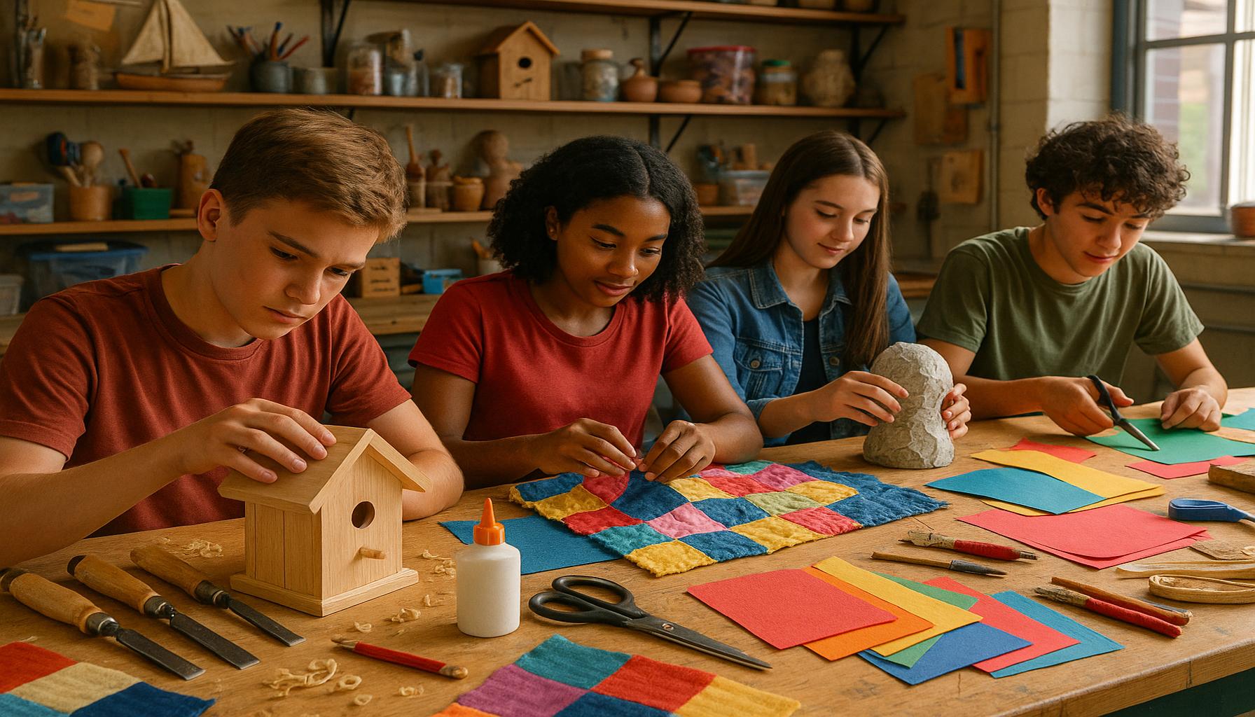 Crafting as a Learning Tool: Developing Practical Skills in Youth