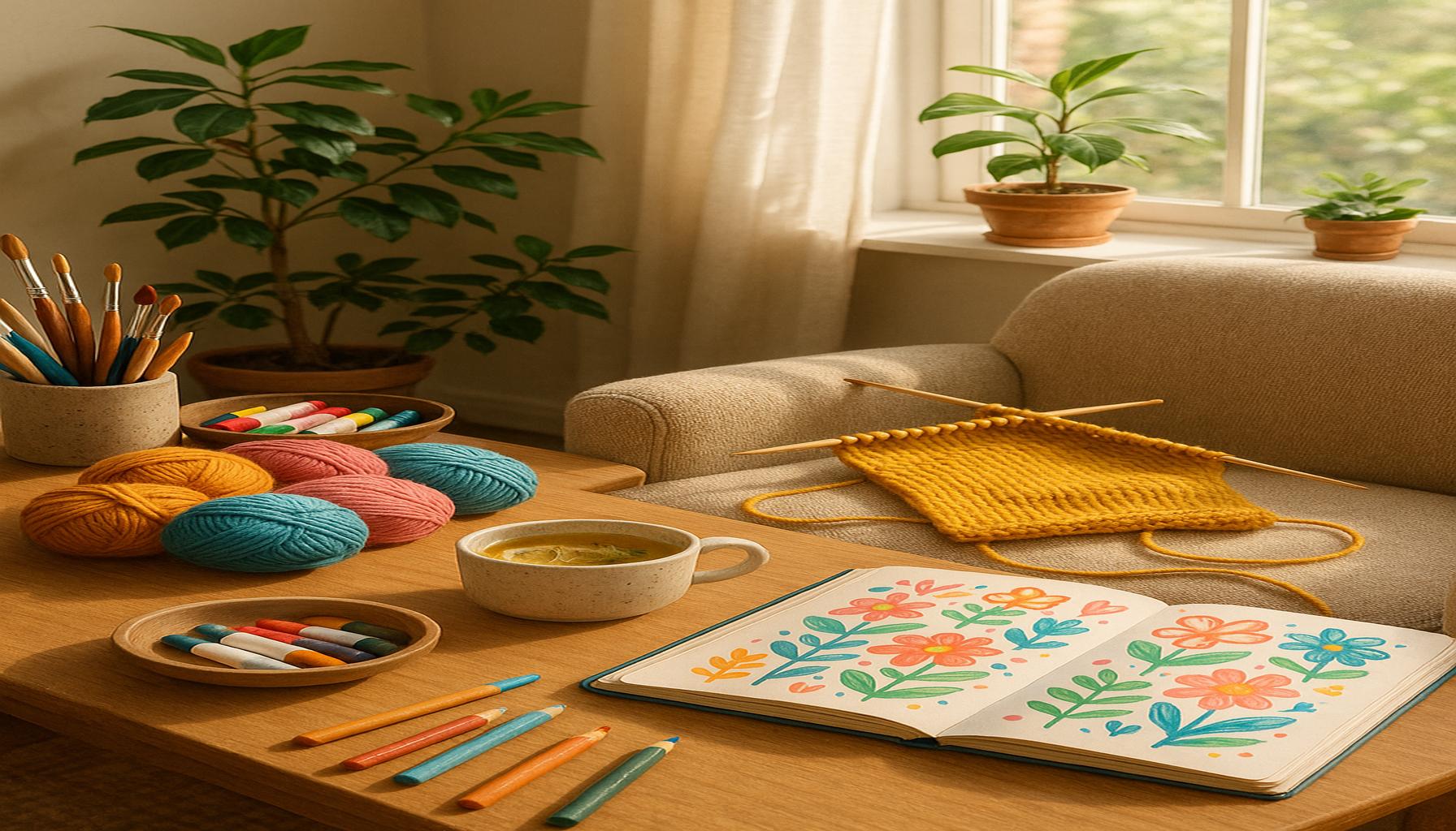 The Role of Crafting in Stress Reduction and Mental Health Improvement