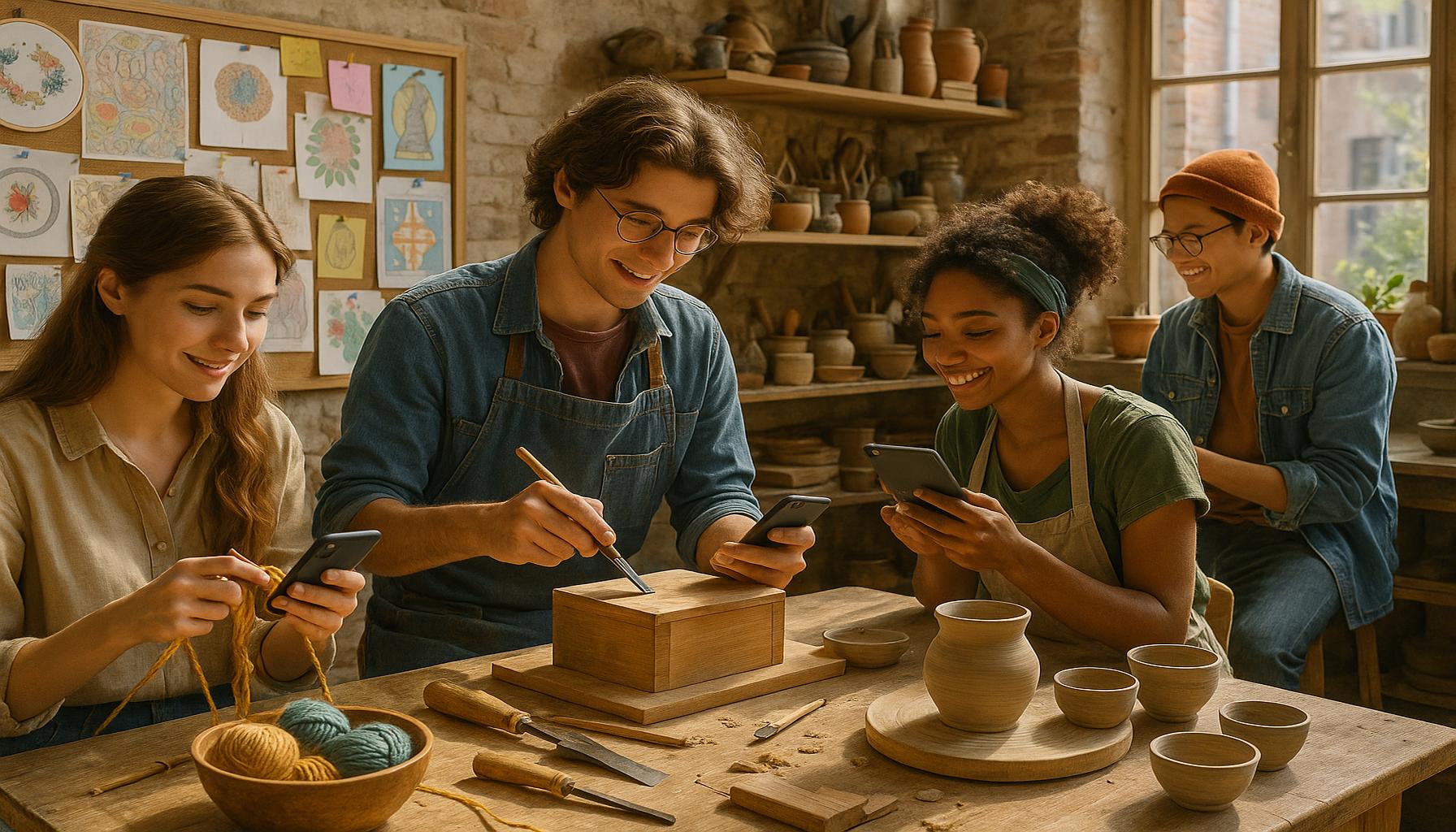 The Influence of Social Media on the Crafting Renaissance: New Generations of Creators and Idea Sharing