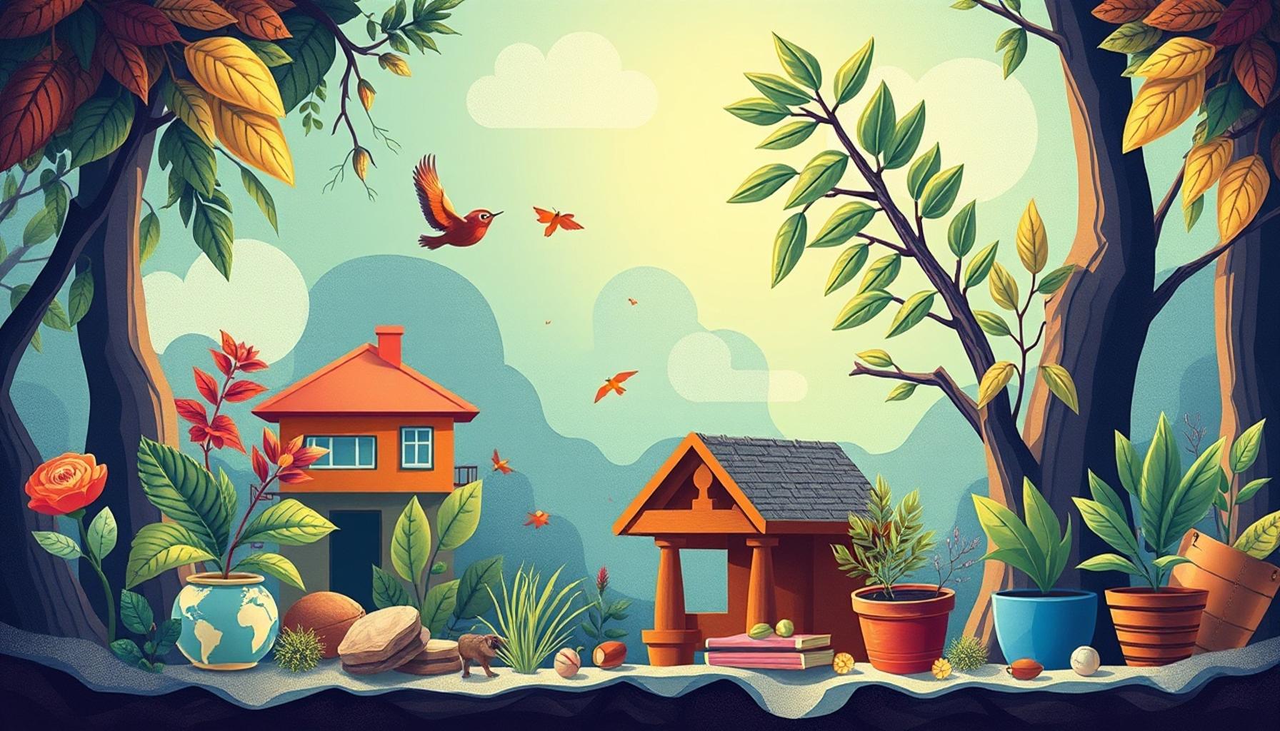 Sustainable Lifestyles: The Intersection of Minimalism and Space Optimization in Ecological Environments