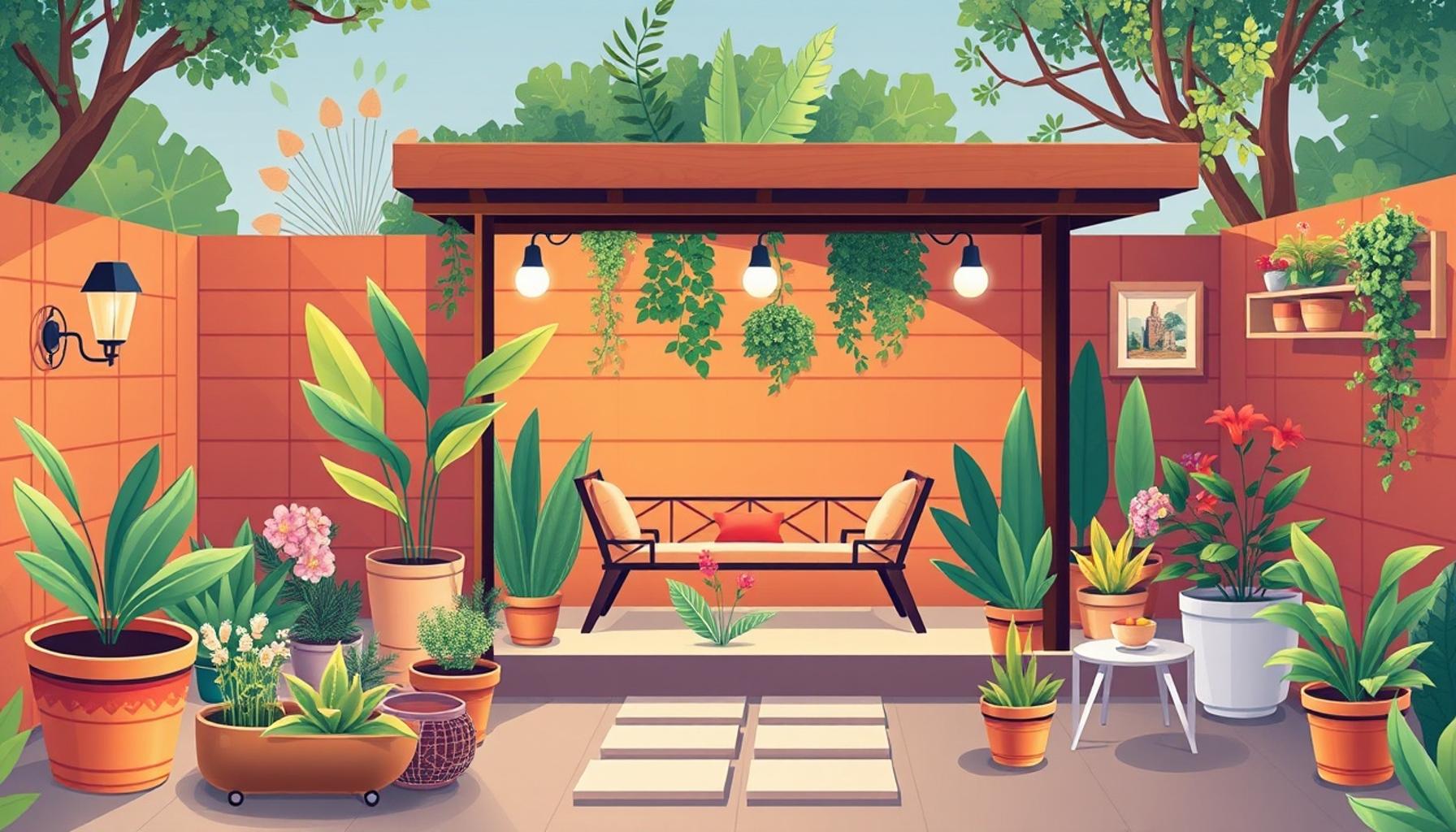 Transforming Outdoor Spaces: Space Optimization Strategies in Minimalist Gardens and Balconies